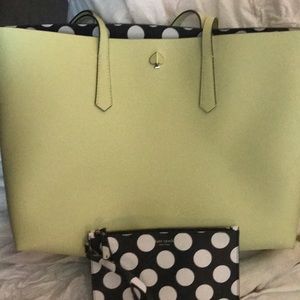 Kate spade purse and matching wristlet